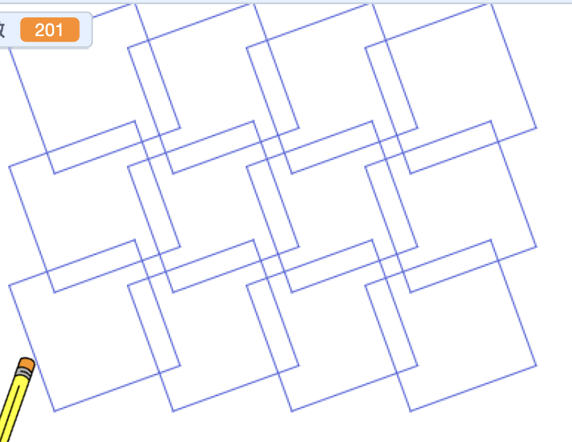 3×4正方形陣列效果圖